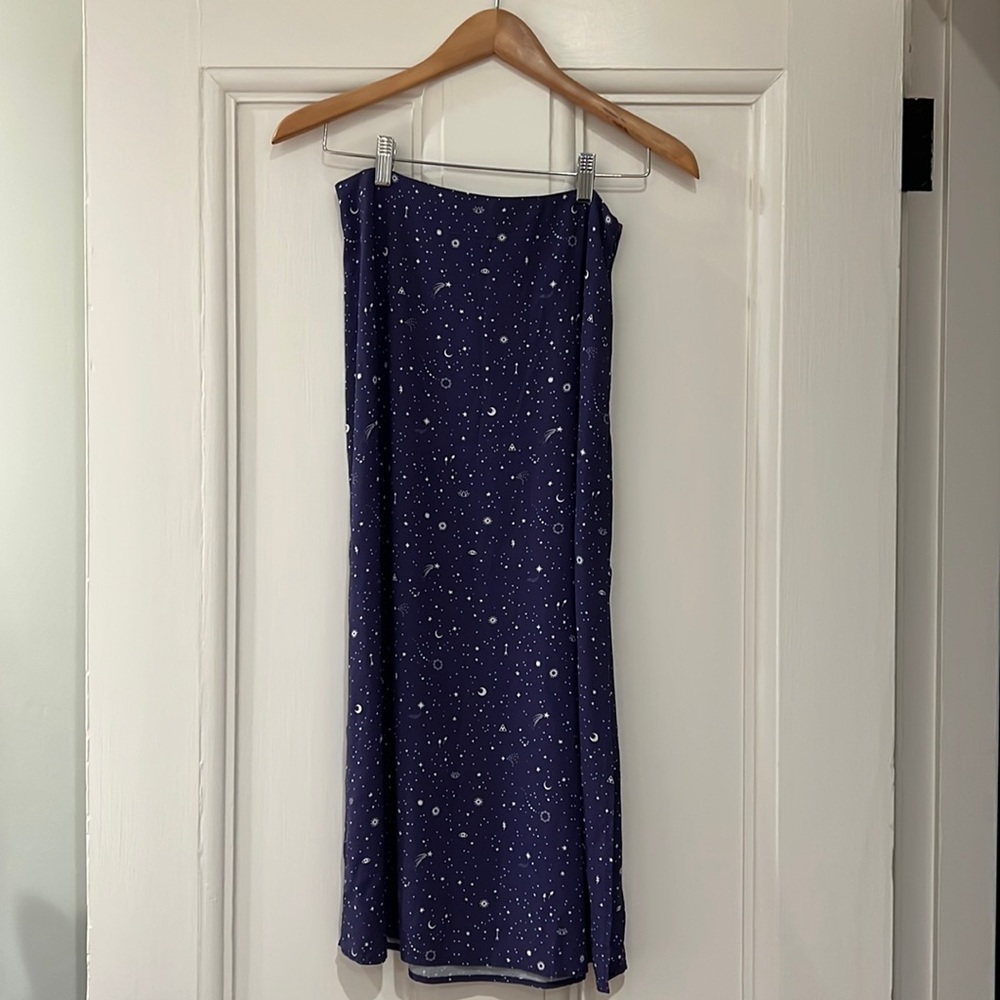 Marine Layer celestial slip skirt